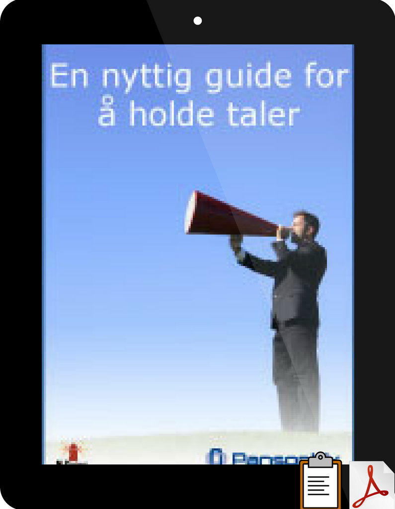 En nyttig guide for å holde taler (PDF ebok)